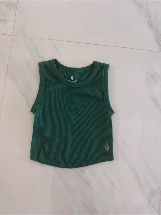 FP Movement by Free People Tops - FP Movement Forest Green Ribbed Crewneck tank